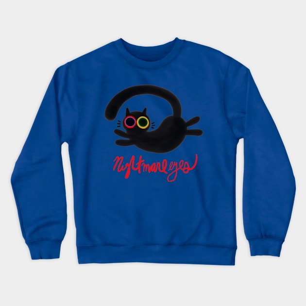 Nightmare Eyes Too Crewneck Sweatshirt by le_onionboi